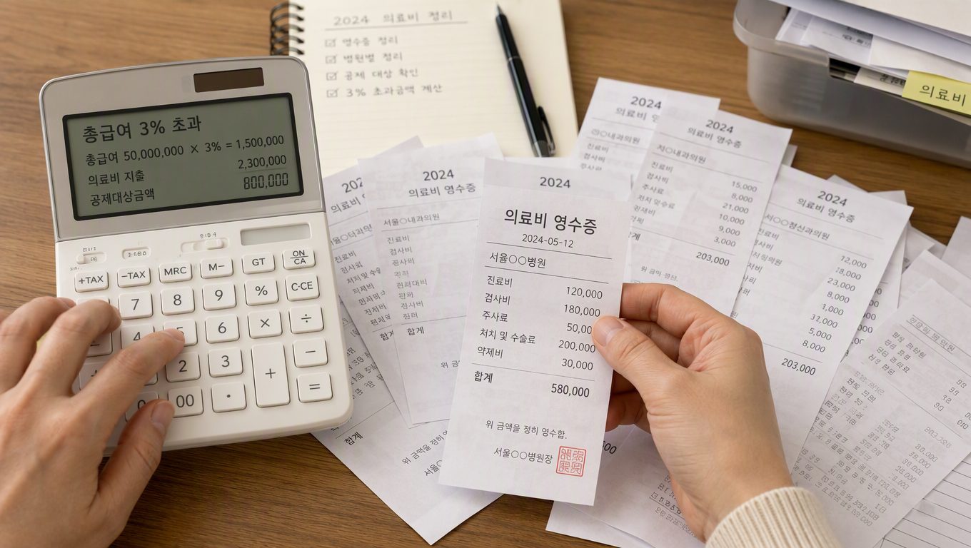 2024 의료비 세금공제 받는 방법 총정리
