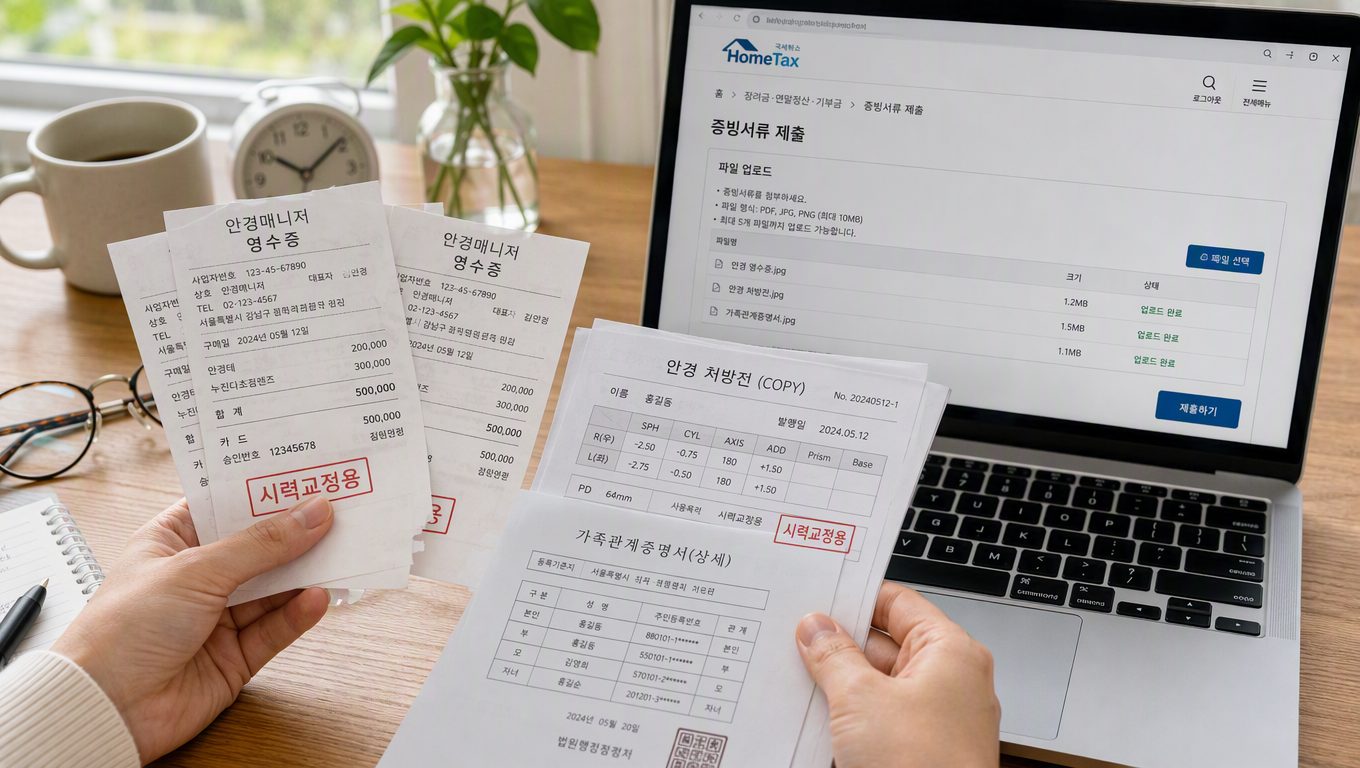 안경 세금공제 받는 방법과 필요 서류 정리