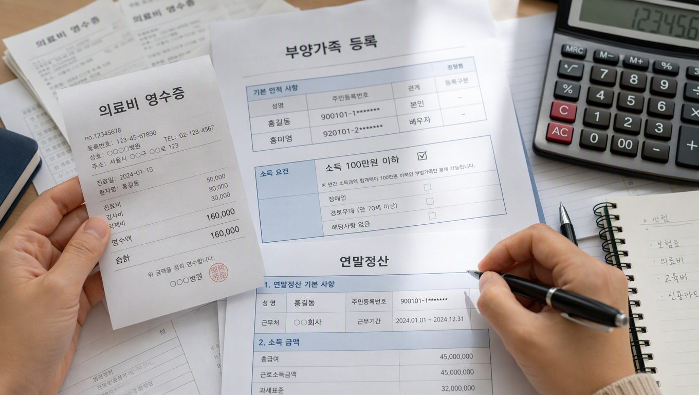 부모님 의료비 공제 인정 범위와 조건