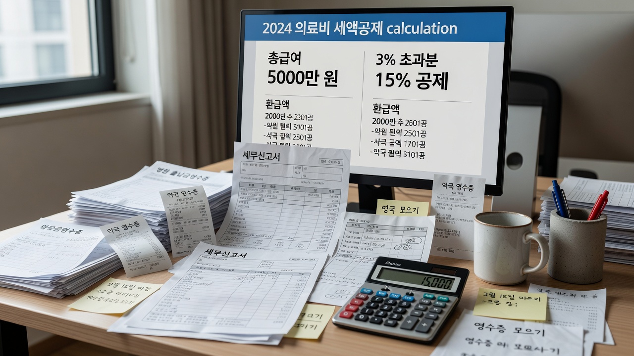 2024 의료비 세액공제 대상과 한도 전략